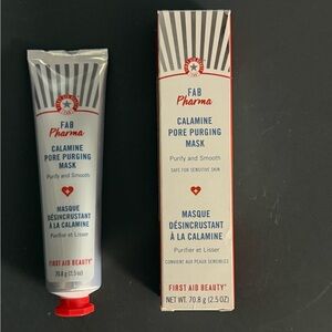 NEW First Aid Beauty FAB Pharma Calamine Pore Purging Mask